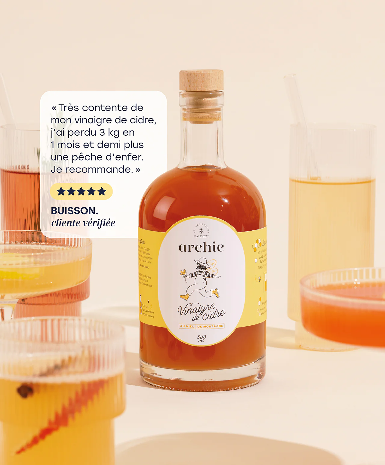 Pack vinaigre brut & miel - Image 3